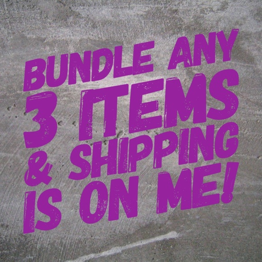 🤯 BUNDLE THREE OR MORE ITEMS FOR FREE SHIPPING 🤯
